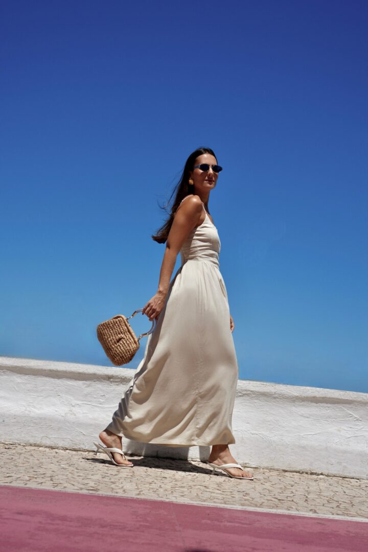 Vestido Evasê Linho