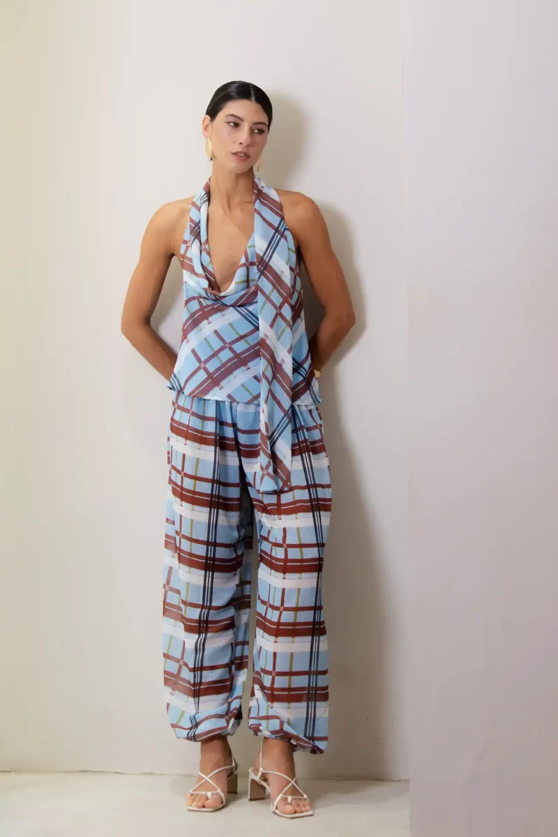 Calça Balonê Geométrica