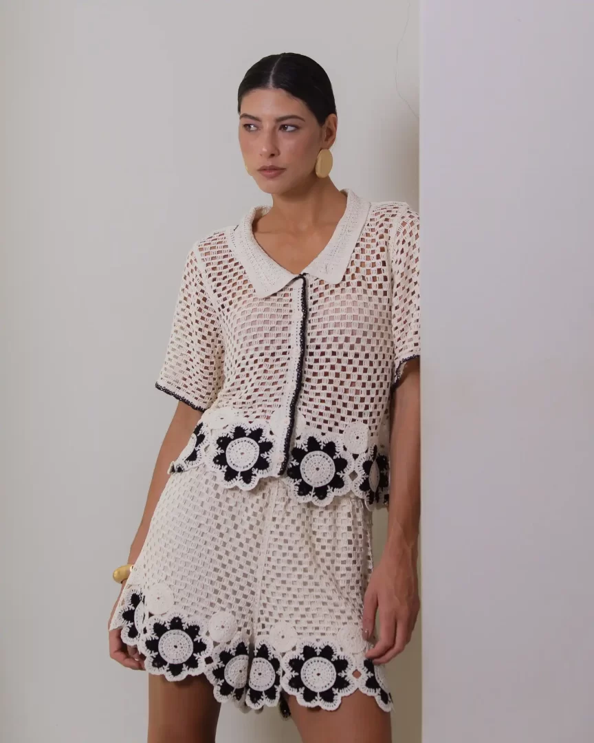 Blusa Flower Tricot