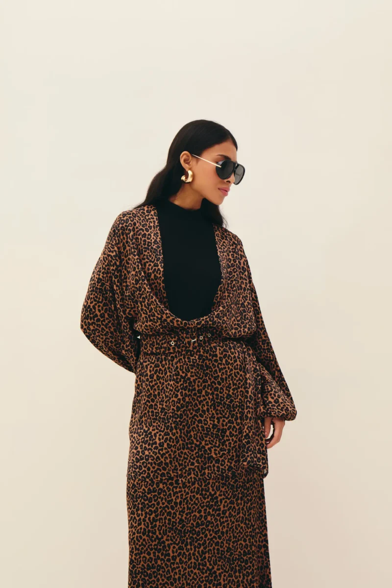 Kimono Cetim Onça