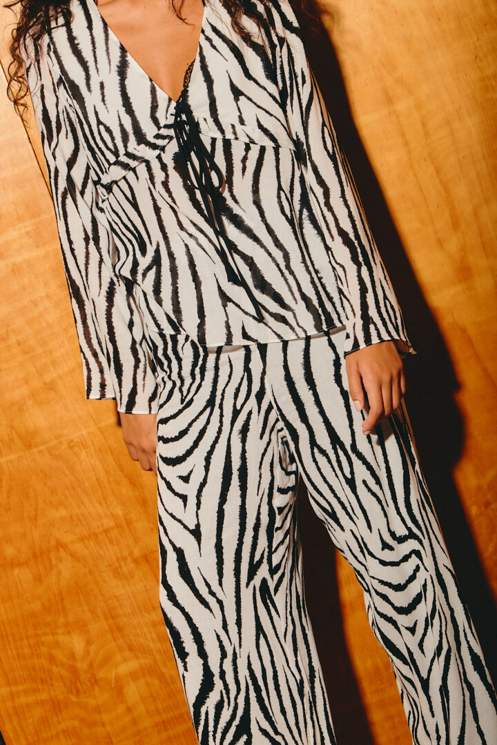 Calça Viscose Zebra
