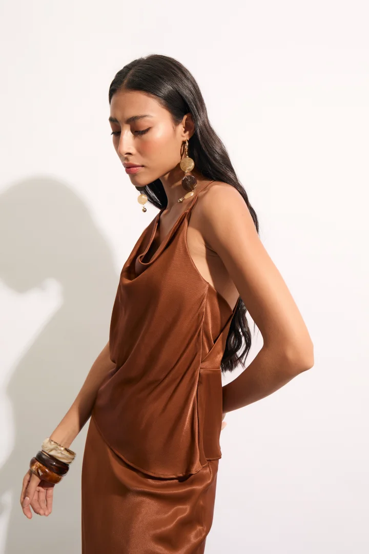 Blusa Degagê Cetim