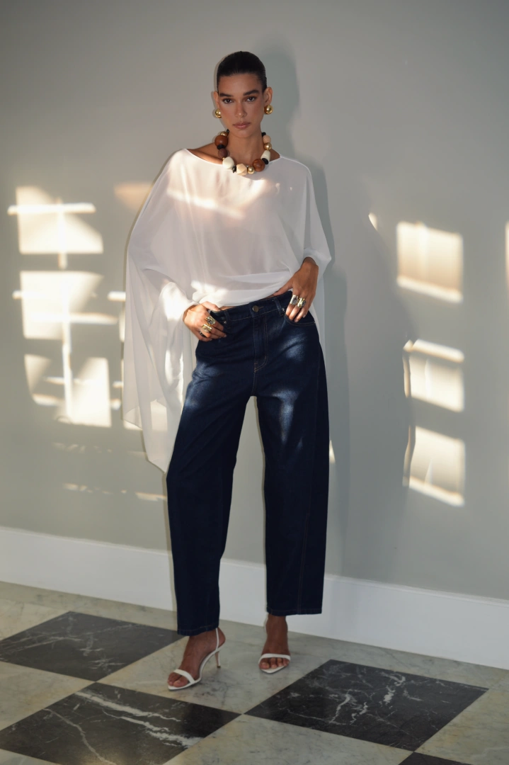 Calça Barrel Jeans