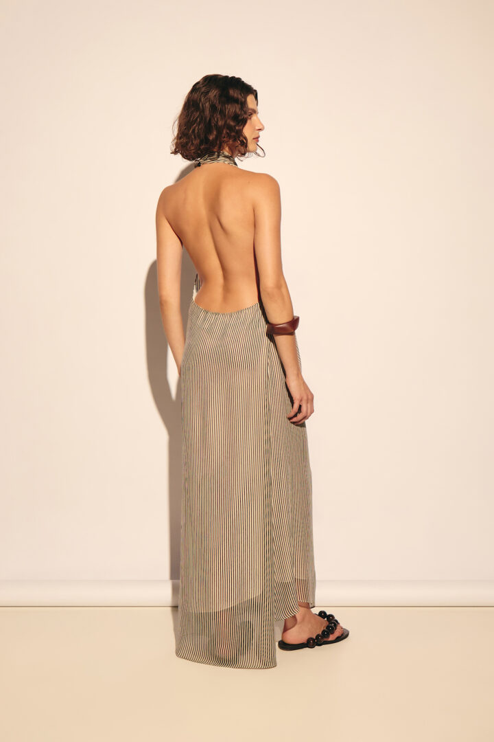 Vestido Sobreposto Listras